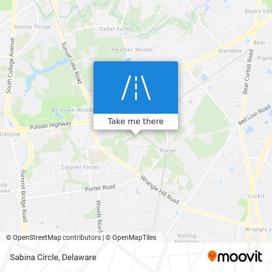 Sabina Circle map