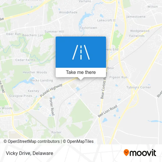 Vicky Drive map