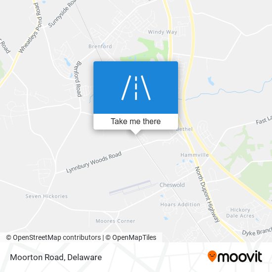 Mapa de Moorton Road