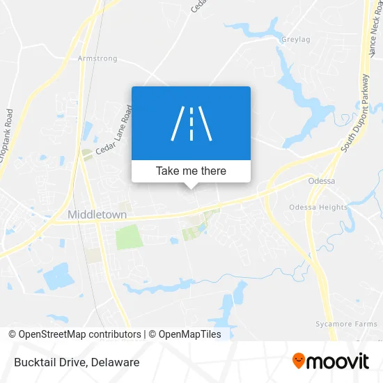 Bucktail Drive map