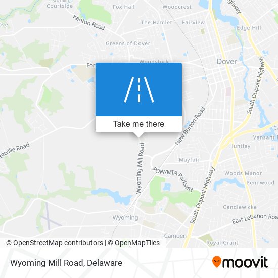 Mapa de Wyoming Mill Road