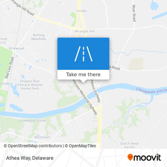 Mapa de Athea Way