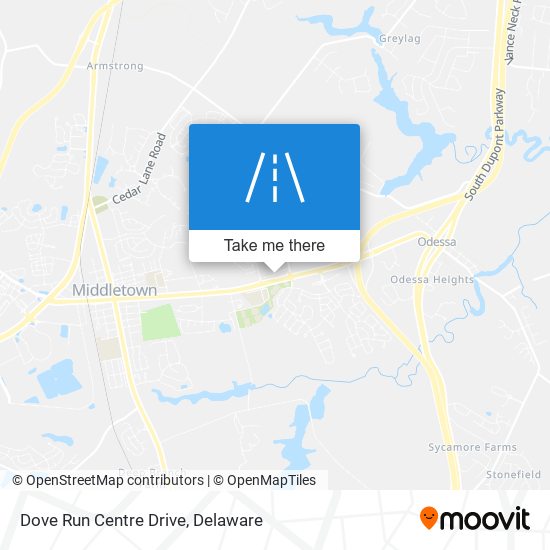 Mapa de Dove Run Centre Drive