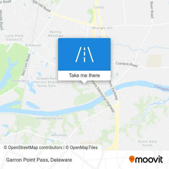 Garron Point Pass map