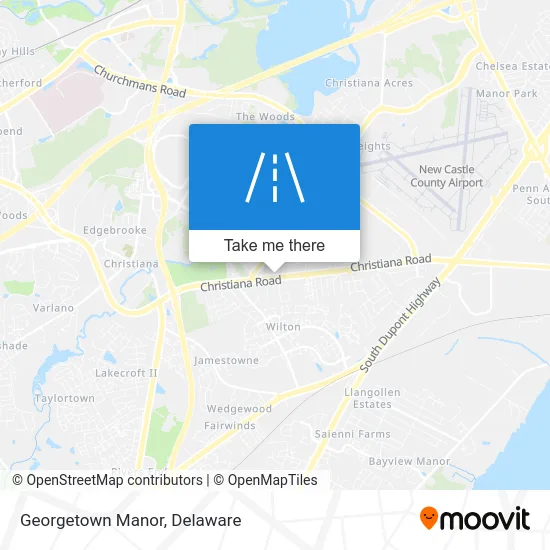 Georgetown Manor map