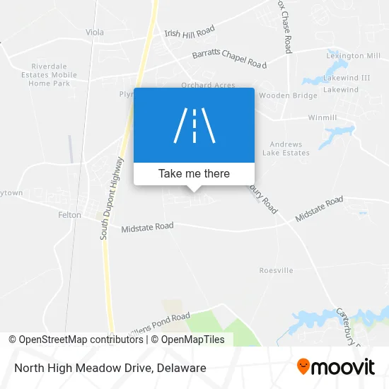 North High Meadow Drive map
