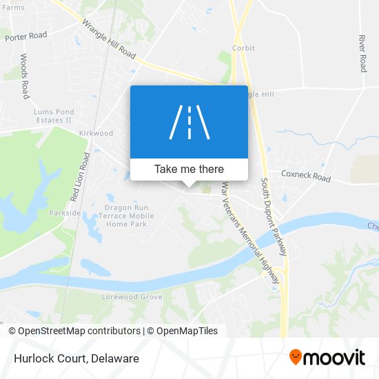 Mapa de Hurlock Court