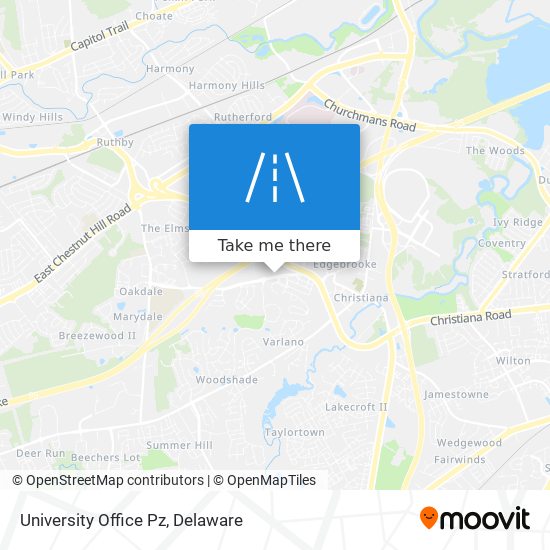 University Office Pz map