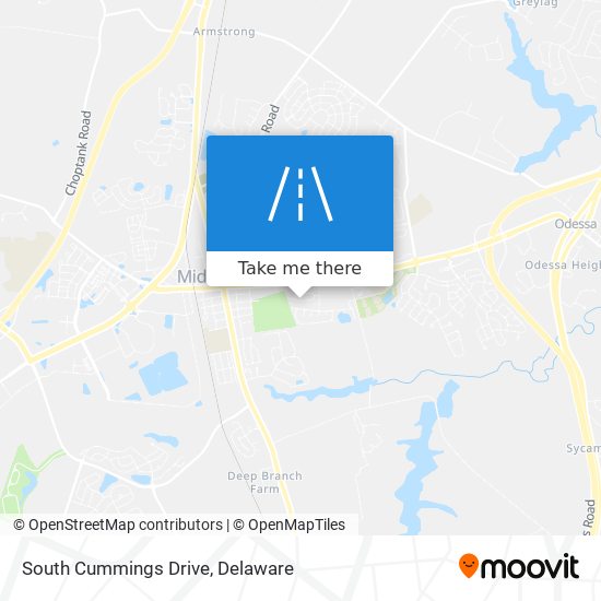 South Cummings Drive map
