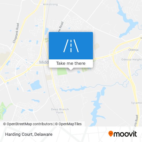 Mapa de Harding Court