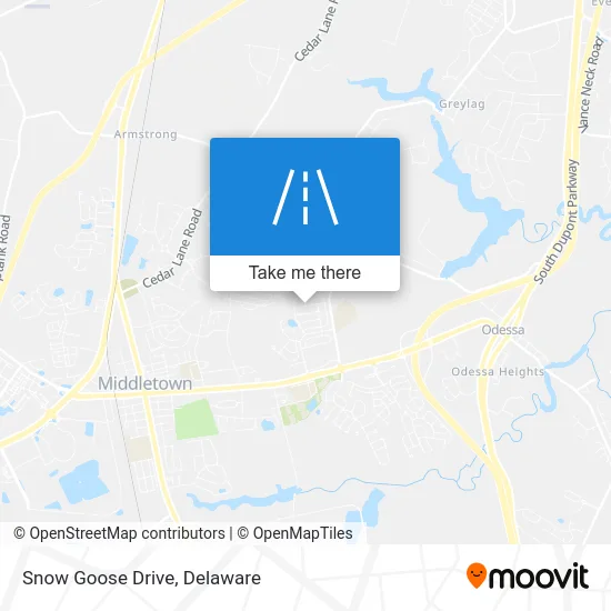 Snow Goose Drive map