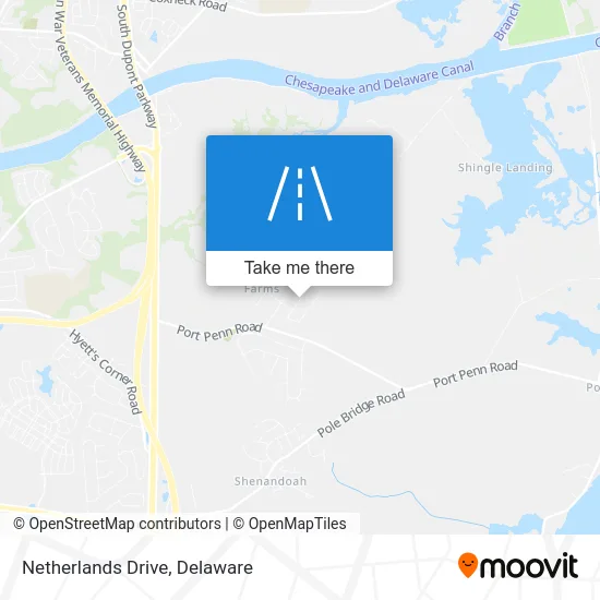 Netherlands Drive map