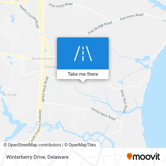 Winterberry Drive map