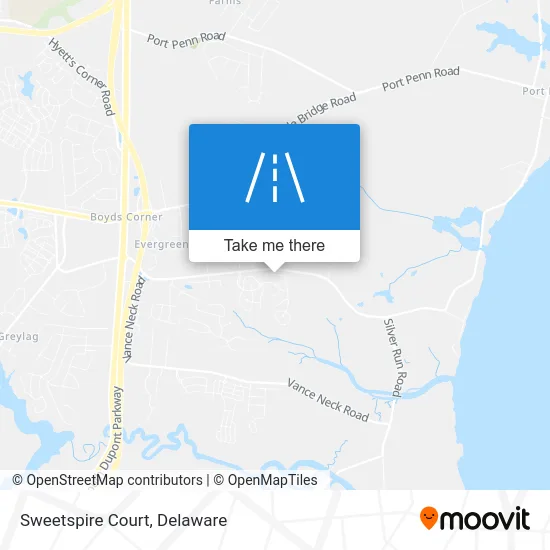 Sweetspire Court map