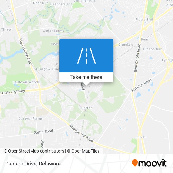 Mapa de Carson Drive