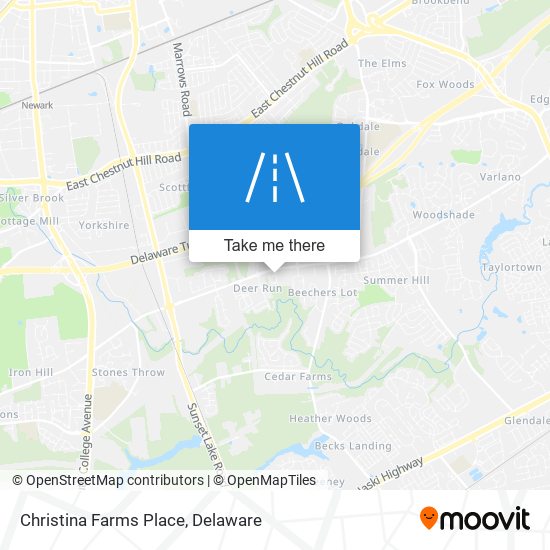 Mapa de Christina Farms Place