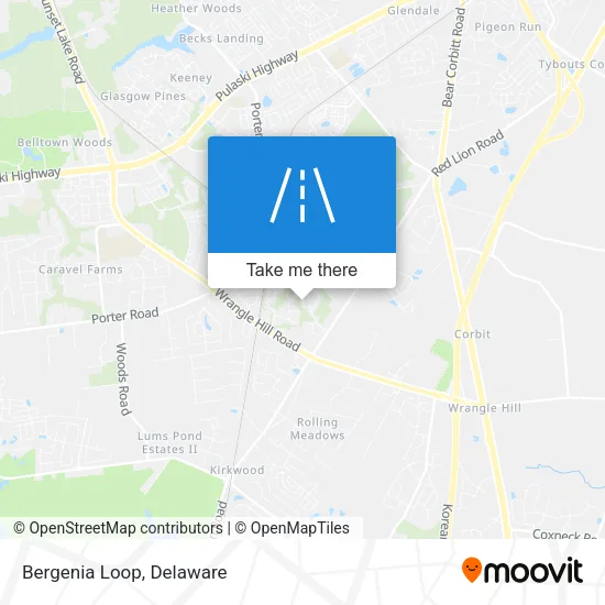 Bergenia Loop map