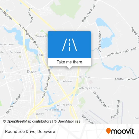 Roundtree Drive map