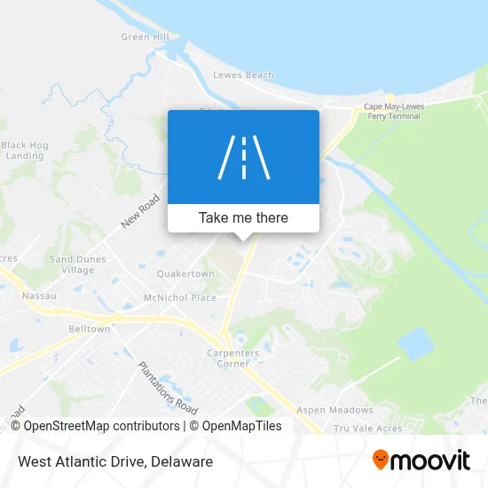 West Atlantic Drive map