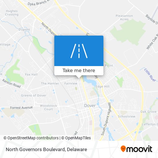 North Governors Boulevard map