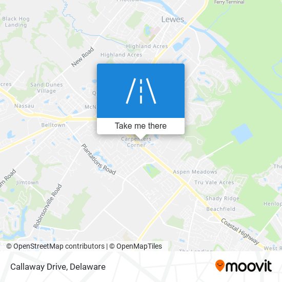 Mapa de Callaway Drive