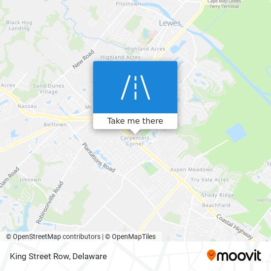 Mapa de King Street Row