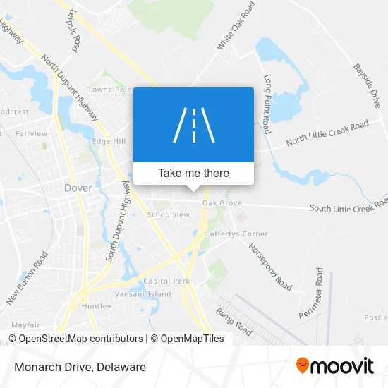 Monarch Drive map