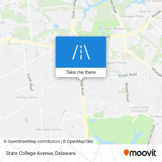 Mapa de State College Avenue