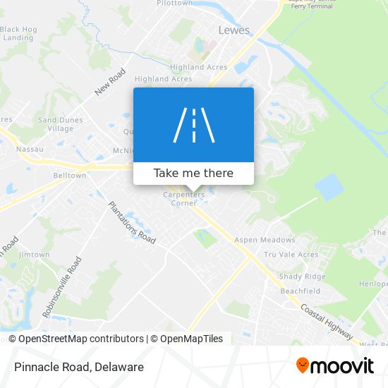Mapa de Pinnacle Road
