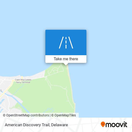 American Discovery Trail map