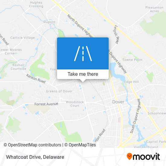 Whatcoat Drive map