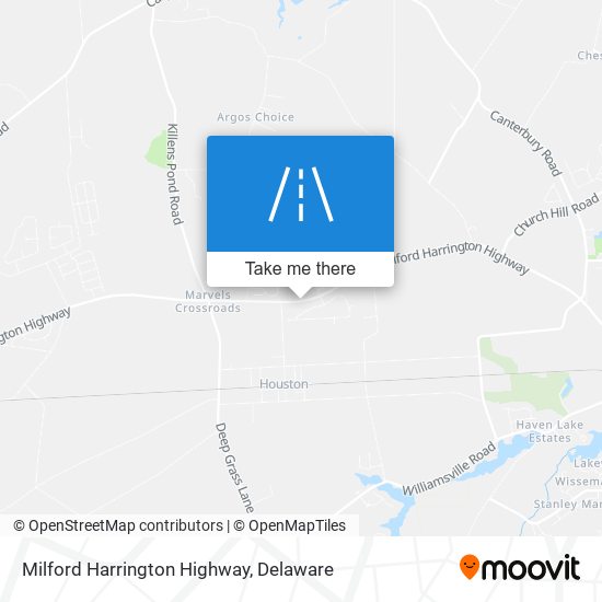 Mapa de Milford Harrington Highway