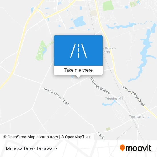 Melissa Drive map