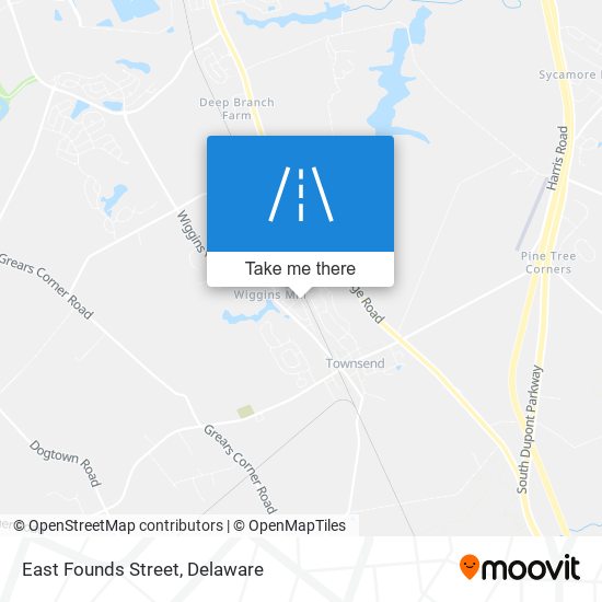 Mapa de East Founds Street