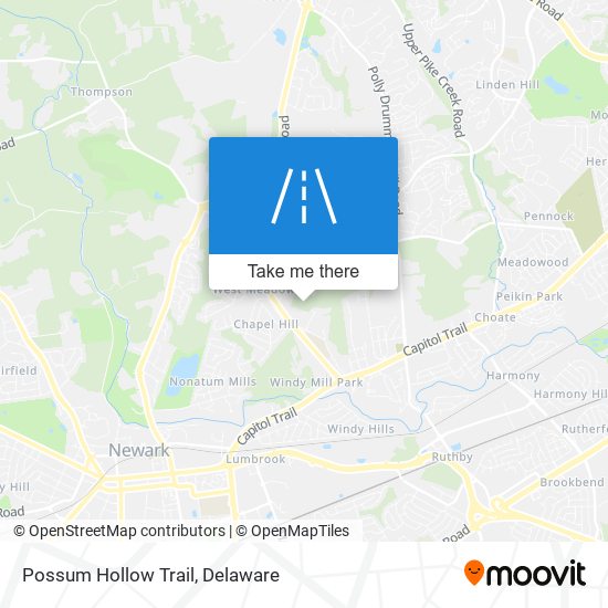 Mapa de Possum Hollow Trail
