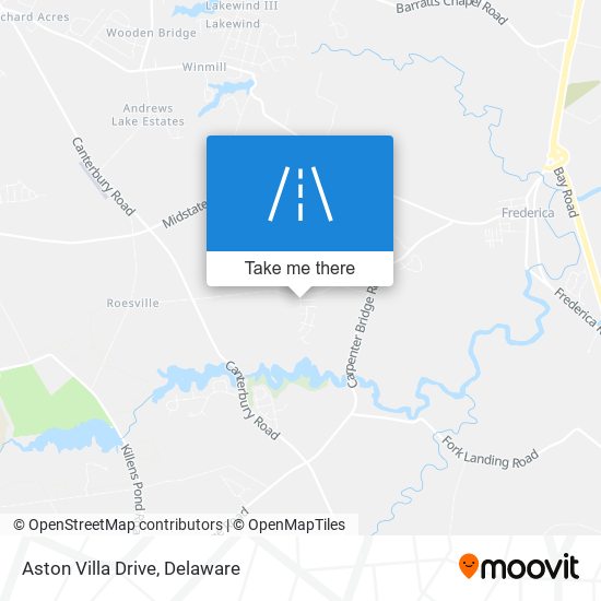 Aston Villa Drive map