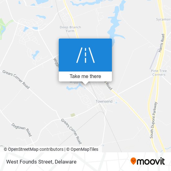 Mapa de West Founds Street