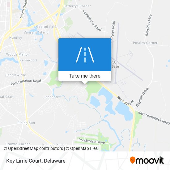 Mapa de Key Lime Court
