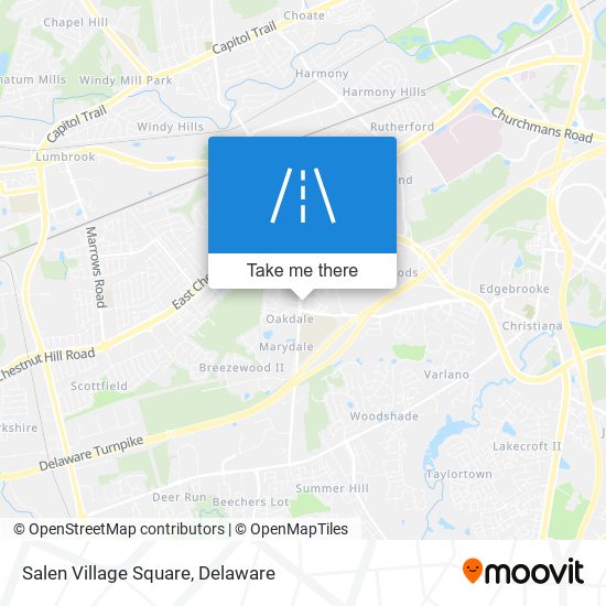 Salen Village Square map