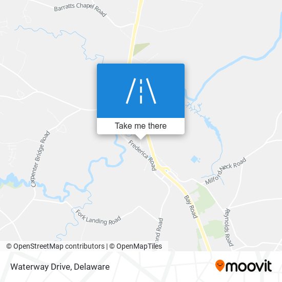 Mapa de Waterway Drive