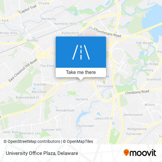 University Office Plaza map