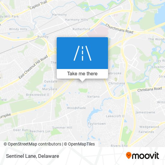 Mapa de Sentinel Lane