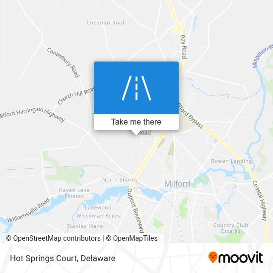 Hot Springs Court map