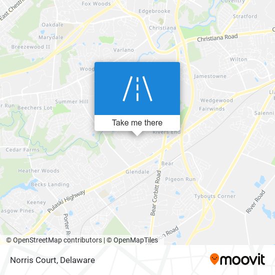 Mapa de Norris Court