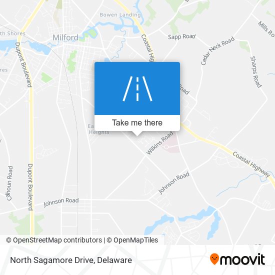 North Sagamore Drive map