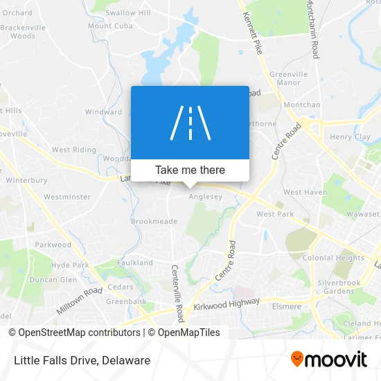 Little Falls Drive map