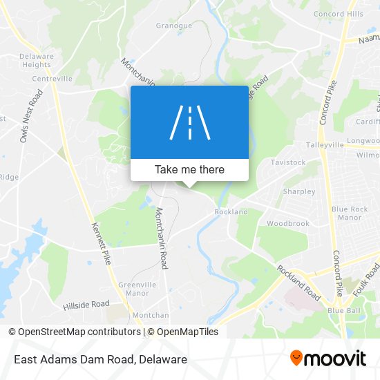 Mapa de East Adams Dam Road