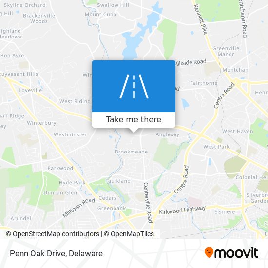 Mapa de Penn Oak Drive
