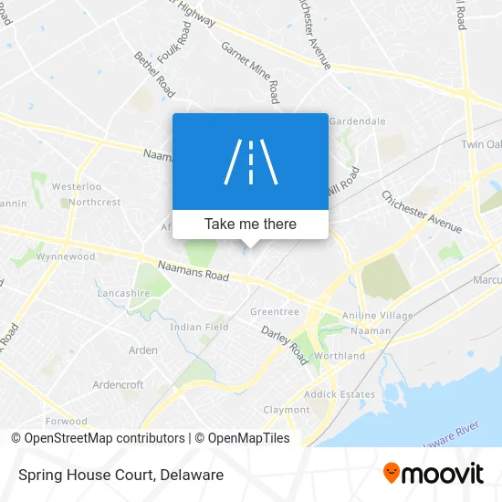 Spring House Court map