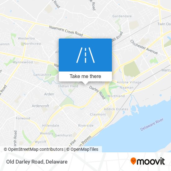 Mapa de Old Darley Road
